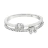 Baguette Diamond Double Band Ring