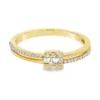 Baguette Diamond Cluster Ring