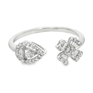 Open Diamond Fashion Ring