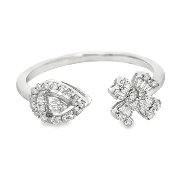 Open Diamond Fashion Ring