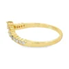 Chevron Diamond Band Ring