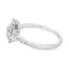 Pear Halo Diamond Ring