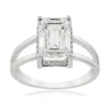 Emerald Cut Diamond Ring