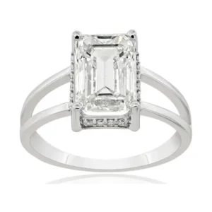 Emerald Cut Diamond Ring