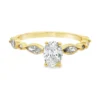 Oval Diamond Fashion Ring