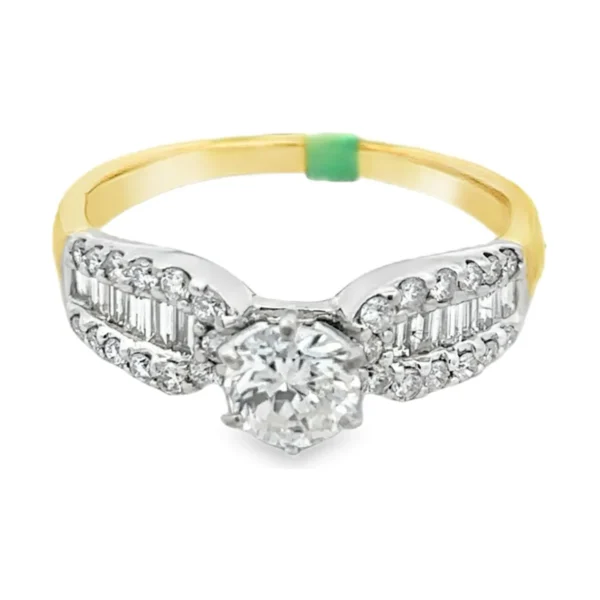 Baguette Diamond Engagement Ring
