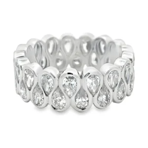 Pear Diamond Eternity Ring