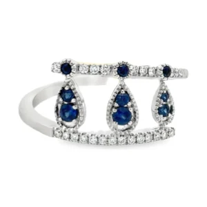 Crown Diamond Band Ring