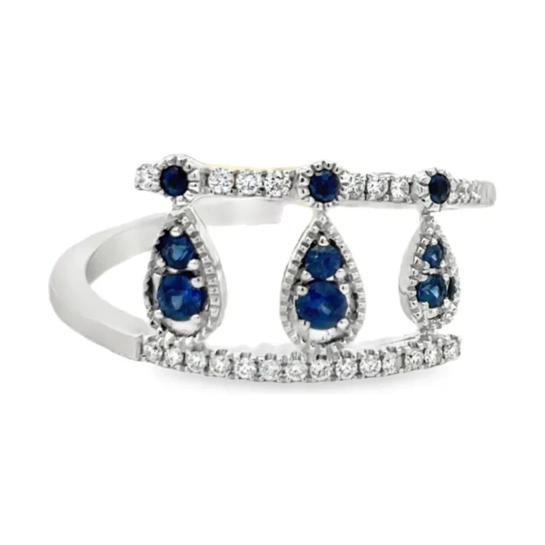 Crown Diamond Band Ring