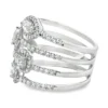 Multi Strand Halo Ring