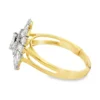 Pear Cluster Diamond Ring