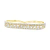 Baguette Diamond Two-Finger Ring