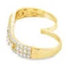 Baguette Diamond Two-Finger Ring