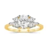 Oval Diamond Cluster Ring