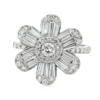 Diamond Flower Fashion Ring