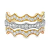 Wavy Diamond Band Ring