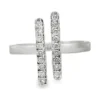 Parallel Bar Diamond Ring