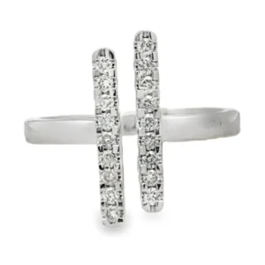 Parallel Bar Diamond Ring