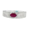 Oval Ruby Diamond Ring