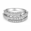 Baguette Diamond Bypass Ring