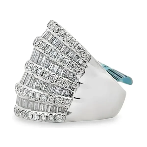 Tiered Diamond Fashion Ring