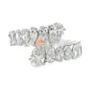 Pear Diamond Bypass Ring