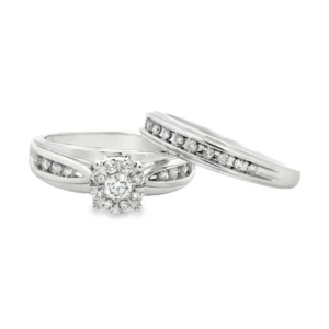 Diamond Cluster Bridal Ring
