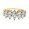 Marquise Diamond Cluster Ring