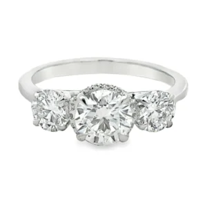 Three Stone Diamond Ring