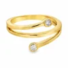 Bypass Diamond Ring