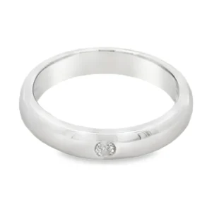 Flush Set Diamond Ring