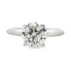 Solitaire Round Diamond Ring