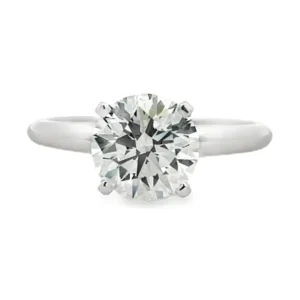 Solitaire Round Diamond Ring