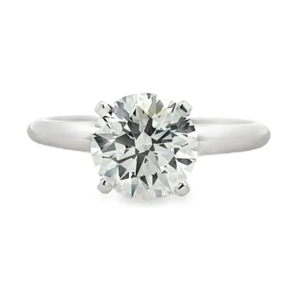 Solitaire Round Diamond Ring
