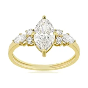 Marquise Lab-Grown Diamond Ring