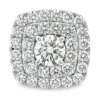Double Halo Diamond Ring