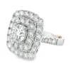 Double Halo Diamond Ring