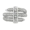 Baguette Diamond Multi Band Ring
