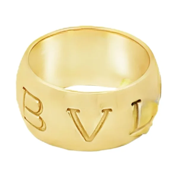 Engraved Wide Band Ring