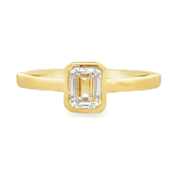 Emerald Cut Diamond Ring