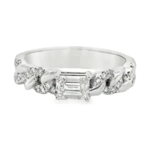 Emerald Cut Diamond Ring