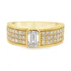 Emerald Cut Diamond Band
