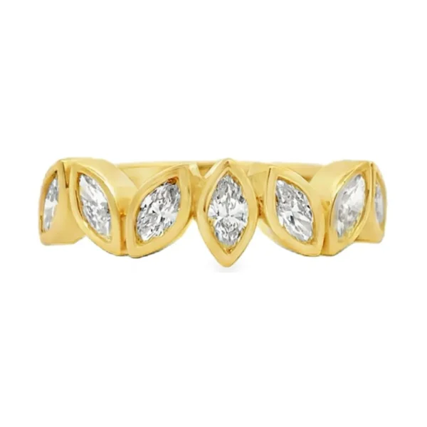 Marquise Diamond Bezel Ring