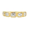 Bezel Diamond Band Ring