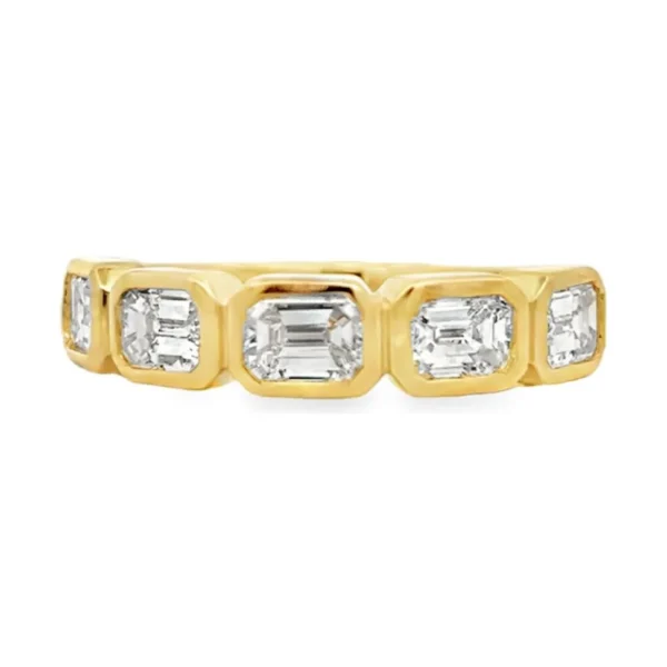 Bezel Diamond Band Ring