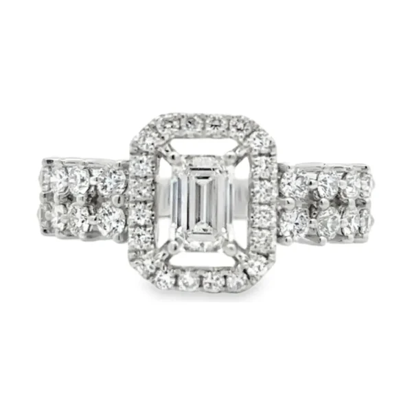 Emerald Cut Diamond Ring