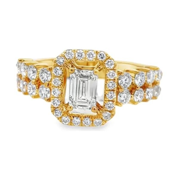 Emerald Cut Diamond Ring