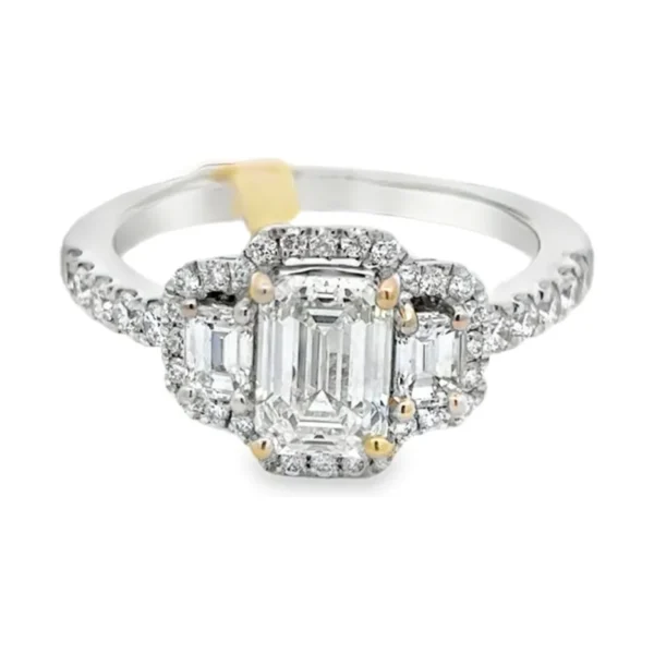 Emerald Cut Diamond Ring