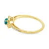 Turquoise Halo Diamond Ring