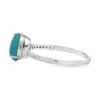 Oval Gemstone Diamond Ring